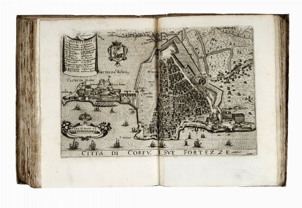 ANDREA MARMORA : Della historia di Corfu [...] Libri otto.  - Asta Libri, autografi e manoscritti - Associazione Nazionale - Case d'Asta italiane