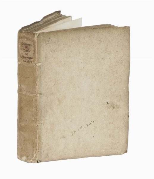ANDREA MARMORA : Della historia di Corfu [...] Libri otto.  - Asta Libri, autografi e manoscritti - Associazione Nazionale - Case d'Asta italiane
