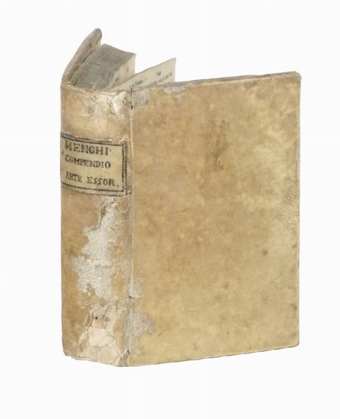 GIROLAMO MENGHI : Compendio dell?arte essorcistica, e possibilit delle mirabili, & stupende operationi delli Demoni, & de' Malefici. Con li rimedii opportuni alle infermit Maleficiali...  - Asta Libri, autografi e manoscritti - Associazione Nazionale - Case d'Asta italiane