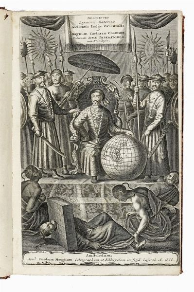 JOHAN NIEUHOF : Legatio Batavica ad magnum tartariae Chamum Sungteium, modernum Sinae imperatorem. Historiarum narratione, quae legatis in provinciis Quantung, Kiangsi, Nanking, Xantung, Peking [...] ab anno 1655 ad annum 1657 obtigerunt...  - Asta Libri, autografi e manoscritti - Associazione Nazionale - Case d'Asta italiane