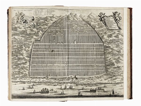 JOHAN NIEUHOF : Legatio Batavica ad magnum tartariae Chamum Sungteium, modernum Sinae imperatorem. Historiarum narratione, quae legatis in provinciis Quantung, Kiangsi, Nanking, Xantung, Peking [...] ab anno 1655 ad annum 1657 obtigerunt...  - Asta Libri, autografi e manoscritti - Associazione Nazionale - Case d'Asta italiane
