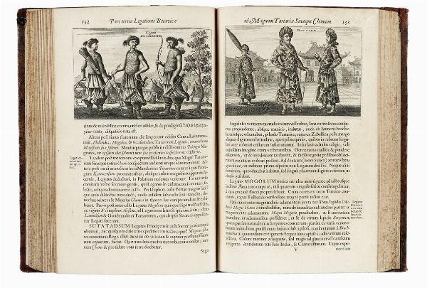 JOHAN NIEUHOF : Legatio Batavica ad magnum tartariae Chamum Sungteium, modernum Sinae imperatorem. Historiarum narratione, quae legatis in provinciis Quantung, Kiangsi, Nanking, Xantung, Peking [...] ab anno 1655 ad annum 1657 obtigerunt...  - Asta Libri, autografi e manoscritti - Associazione Nazionale - Case d'Asta italiane