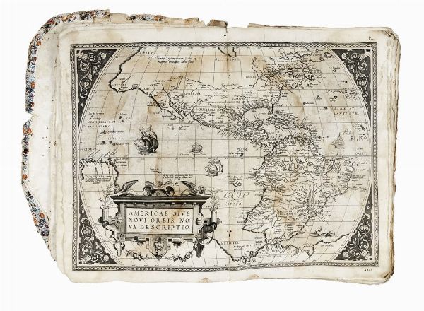 Abraham Ortelius : Theatrum orbis terrarum.  - Asta Libri, autografi e manoscritti - Associazione Nazionale - Case d'Asta italiane