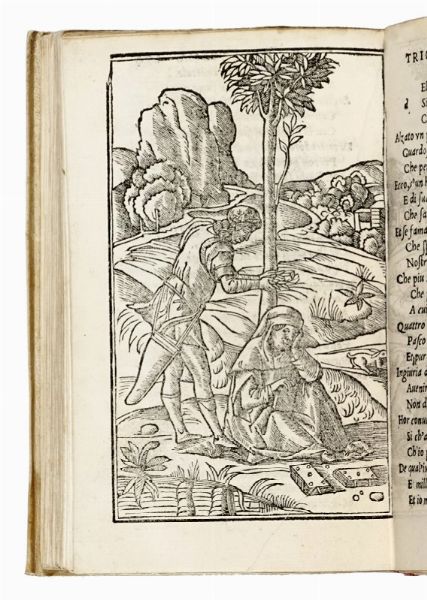 Francesco Petrarca : Il Petrarcha.  - Asta Libri, autografi e manoscritti - Associazione Nazionale - Case d'Asta italiane