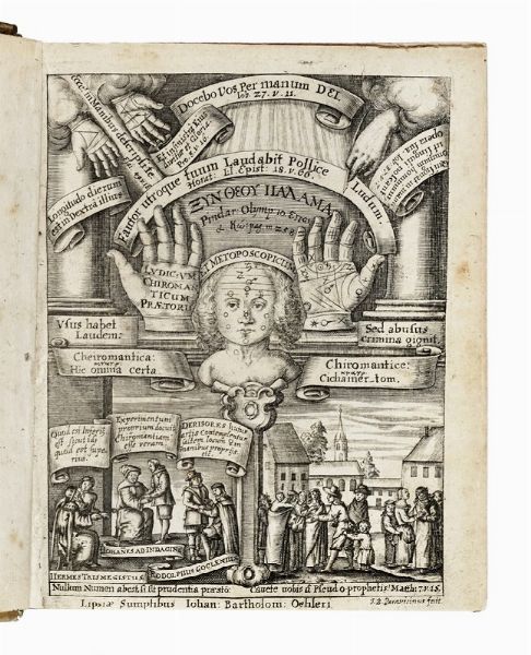 JOHANNES PRAETORIUS : Ludicrum chiromanticum Praetorii, seu thesaurus chiromantiae...  - Asta Libri, autografi e manoscritti - Associazione Nazionale - Case d'Asta italiane