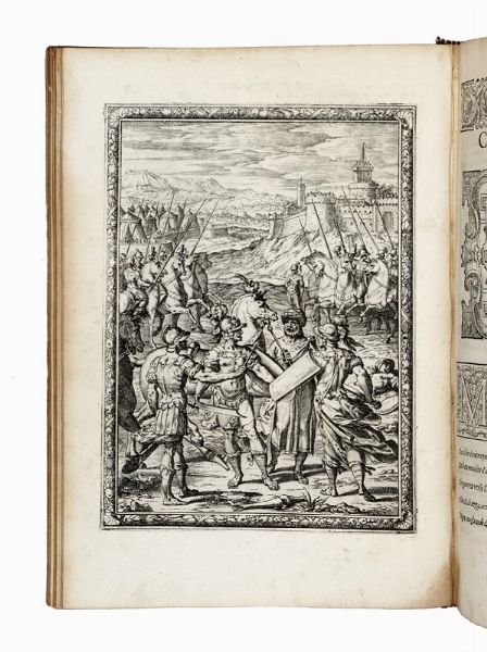 Torquato Tasso : La Gierusalemme liberata [...] con le figure di Bernardo Castello; e le Annotationi di Scipio Gentili, e di Giulio Guastavini.  - Asta Libri, autografi e manoscritti - Associazione Nazionale - Case d'Asta italiane