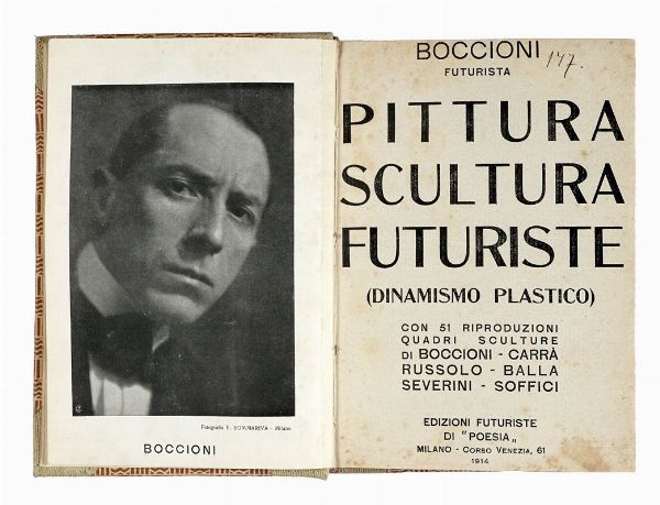 Umberto Boccioni : Vela Latina. Manifesto di Boccioni ai pittori meridionali. (Anno IV, n. 4).  - Asta Libri, autografi e manoscritti - Associazione Nazionale - Case d'Asta italiane