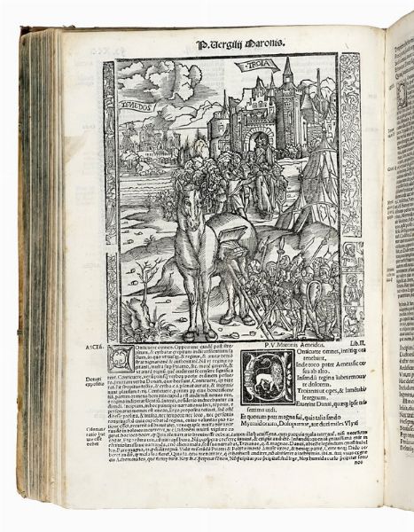 PUBLIUS VERGILIUS MARO : Vergilius cum commentarijs & figuris...  - Asta Libri, autografi e manoscritti - Associazione Nazionale - Case d'Asta italiane