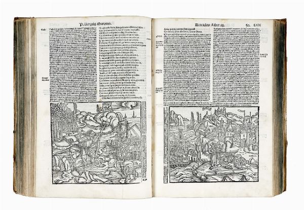 PUBLIUS VERGILIUS MARO : Vergilius cum commentarijs & figuris...  - Asta Libri, autografi e manoscritti - Associazione Nazionale - Case d'Asta italiane