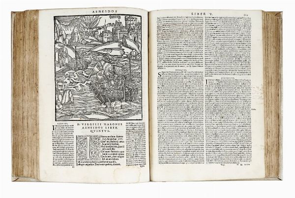 PUBLIUS VERGILIUS MARO : Opera cum Servij, Donati et Ascensij commentarijs nunc primum suae integritati restitutis...  - Asta Libri, autografi e manoscritti - Associazione Nazionale - Case d'Asta italiane
