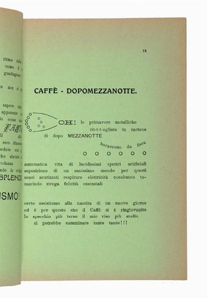 FRANCESCO MERIANO : Equatore notturno. Parole in libert.  - Asta Libri, autografi e manoscritti - Associazione Nazionale - Case d'Asta italiane