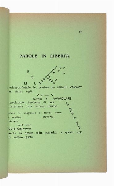 FRANCESCO MERIANO : Equatore notturno. Parole in libert.  - Asta Libri, autografi e manoscritti - Associazione Nazionale - Case d'Asta italiane