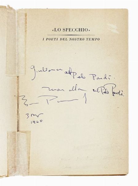 GUIDO CAVALCANTI : Rime. Edizione rappezzata fra le rovine.  - Asta Libri, autografi e manoscritti - Associazione Nazionale - Case d'Asta italiane