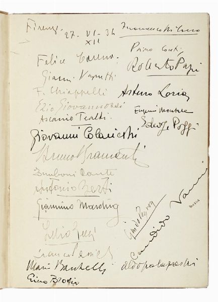 GLAUCO NATLI : Risveglio ed altri versi.  - Asta Libri, autografi e manoscritti - Associazione Nazionale - Case d'Asta italiane