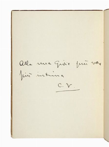 GLAUCO NATLI : Risveglio ed altri versi.  - Asta Libri, autografi e manoscritti - Associazione Nazionale - Case d'Asta italiane