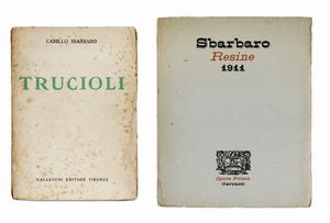 CAMILLO SBARBARO : Resine.  - Asta Libri, autografi e manoscritti - Associazione Nazionale - Case d'Asta italiane