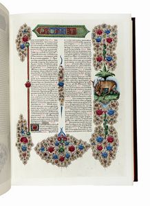 ADOLFO VENTURI : La Bibbia di Borso d'Este.  - Asta Libri, autografi e manoscritti - Associazione Nazionale - Case d'Asta italiane