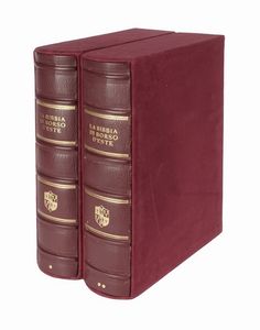ADOLFO VENTURI : La Bibbia di Borso d'Este.  - Asta Libri, autografi e manoscritti - Associazione Nazionale - Case d'Asta italiane