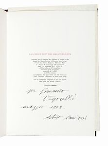 JEAN MARIE DROT : La longue nuit des amants frileux.  - Asta Libri, autografi e manoscritti - Associazione Nazionale - Case d'Asta italiane