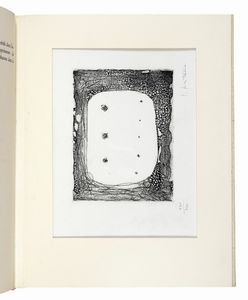 LUCIO FONTANA : Dix eaux-fortes. Illustres par Alain Jouffroy. L'pe dans l'eau. En hommage  Lucio Fontana.  - Asta Libri, autografi e manoscritti - Associazione Nazionale - Case d'Asta italiane