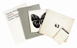Claudio Parmiggiani : Raccolta di 5 opere di Claudio Parmiggiani.  - Asta Libri, autografi e manoscritti - Associazione Nazionale - Case d'Asta italiane