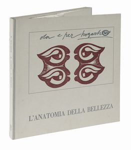 CONCETTO POZZATI : L'anatomia della bellezza. Dodici incisioni [...] accompagnate da testi di William Hogarth.  - Asta Libri, autografi e manoscritti - Associazione Nazionale - Case d'Asta italiane
