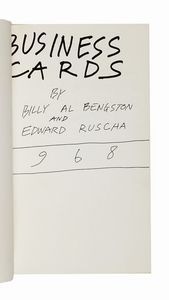 Edward Ruscha : Business Cards.  - Asta Libri, autografi e manoscritti - Associazione Nazionale - Case d'Asta italiane