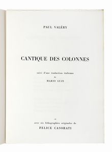PAUL VALRY - Cantique des colonnes.