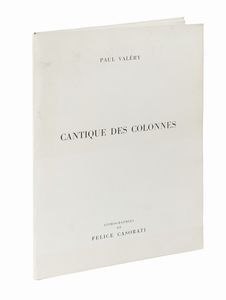 PAUL VALRY : Cantique des colonnes.  - Asta Libri, autografi e manoscritti - Associazione Nazionale - Case d'Asta italiane