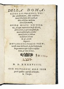 MICHELANGELO BIONDO - Della domatione del poledro...