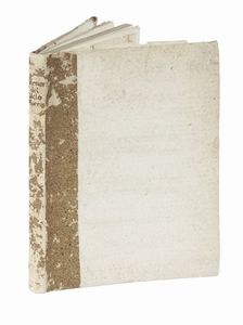 GIOVANNI BARDI : Memorie del calcio fiorentino tratte da diverse scritture...  - Asta Libri, autografi e manoscritti - Associazione Nazionale - Case d'Asta italiane