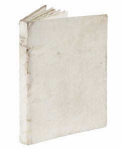 MARCO ANTONIO MOZZI : Storia di S. Cresci e de' ss. compagni martiri e della chiesa del medesimo santo posta in Valcava del Mugello...  - Asta Libri, autografi e manoscritti - Associazione Nazionale - Case d'Asta italiane