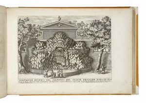 GIOVANNI BATTISTA FALDA : Le fontane di Roma nelle piazze, e luoghi publici della citt�, con li loro prospetti, come sono al presente  - Asta Libri, autografi e manoscritti - Associazione Nazionale - Case d'Asta italiane