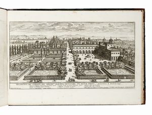 GIOVANNI BATTISTA FALDA : Li giardini di Roma con le loro piante alzate e vedute in prospettiva...  - Asta Libri, autografi e manoscritti - Associazione Nazionale - Case d'Asta italiane