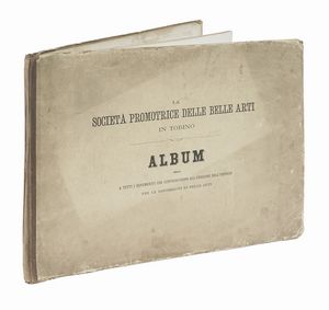 Antonio Fontanesi : LasocietpromotricedellebelleartiinTorino. Album...  - Asta Libri, autografi e manoscritti - Associazione Nazionale - Case d'Asta italiane