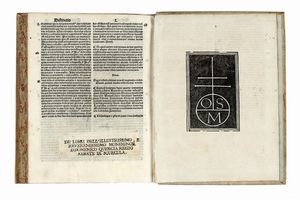 RICHARD MIDDLETON : Ricardus de media villa Super quarto sententiarum.  - Asta Libri, autografi e manoscritti - Associazione Nazionale - Case d'Asta italiane