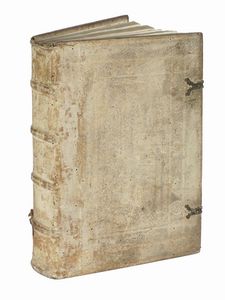 GIOVANNI NANNI : [Auctores vetustissimi]. Fratris Ioannis Annii Viterbensis ordinis predicatorum Theologiae professoris: super opera de Antiquitatibus confecta prefatio incipit.  - Asta Libri, autografi e manoscritti - Associazione Nazionale - Case d'Asta italiane