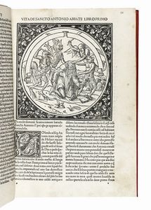 Hieronymus (santo) : Vita di sancti Padri vulgariter historiada.  - Asta Libri, autografi e manoscritti - Associazione Nazionale - Case d'Asta italiane