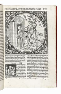 Hieronymus (santo) : Vita di sancti Padri vulgariter historiada.  - Asta Libri, autografi e manoscritti - Associazione Nazionale - Case d'Asta italiane