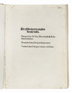 ZACCARIA LILIO - De gloria et gaudiis beatorum...