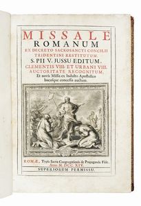 Missale romanum ex decreto sacrosancti Concilii Tridentini restitutum...  - Asta Libri, autografi e manoscritti - Associazione Nazionale - Case d'Asta italiane