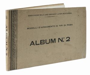 Modelli d'armamento e tipi di posa. Album n. 2.  - Asta Libri, autografi e manoscritti - Associazione Nazionale - Case d'Asta italiane