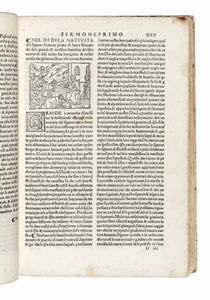 BERNARDUS CLARAVALLENSIS : Sermoni volgari [...] sopra le solennitade di tutto l?anno.  - Asta Libri, autografi e manoscritti - Associazione Nazionale - Case d'Asta italiane