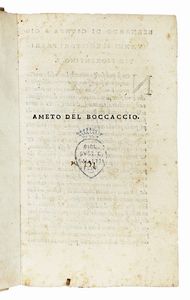 GIOVANNI BOCCACCIO - Ameto.