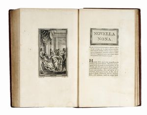 GIOVANNI BOCCACCIO : Il Decamerone di m. Giovanni Boccaccio. Tomo 1. [-5.].  - Asta Libri, autografi e manoscritti - Associazione Nazionale - Case d'Asta italiane