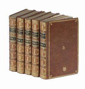 GIOVANNI BOCCACCIO : Il Decamerone di m. Giovanni Boccaccio. Tomo 1. [-5.].  - Asta Libri, autografi e manoscritti - Associazione Nazionale - Case d'Asta italiane