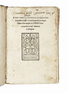 Leonardo Bruni - Libro della guerra de Ghotti composto da misser Leonardo Aretino...