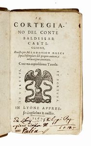 BALDASSARRE CASTIGLIONE - Il Cortegiano [...] Revisto per M. Lodovico Dolce...