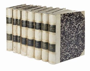 GIOVANNI BATTISTA CECCHI : Serie degli uomini i piu illustri nella pittura, scultura, e architettura con i loro elogi, e ritratti incisi in rame cominciando dalla sua prima restaurazione fino ai tempi presenti. Tomo I (-XII).  - Asta Libri, autografi e manoscritti - Associazione Nazionale - Case d'Asta italiane