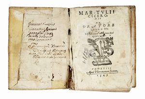 MARCUS TULLIUS CICERO - De oratore libri III...